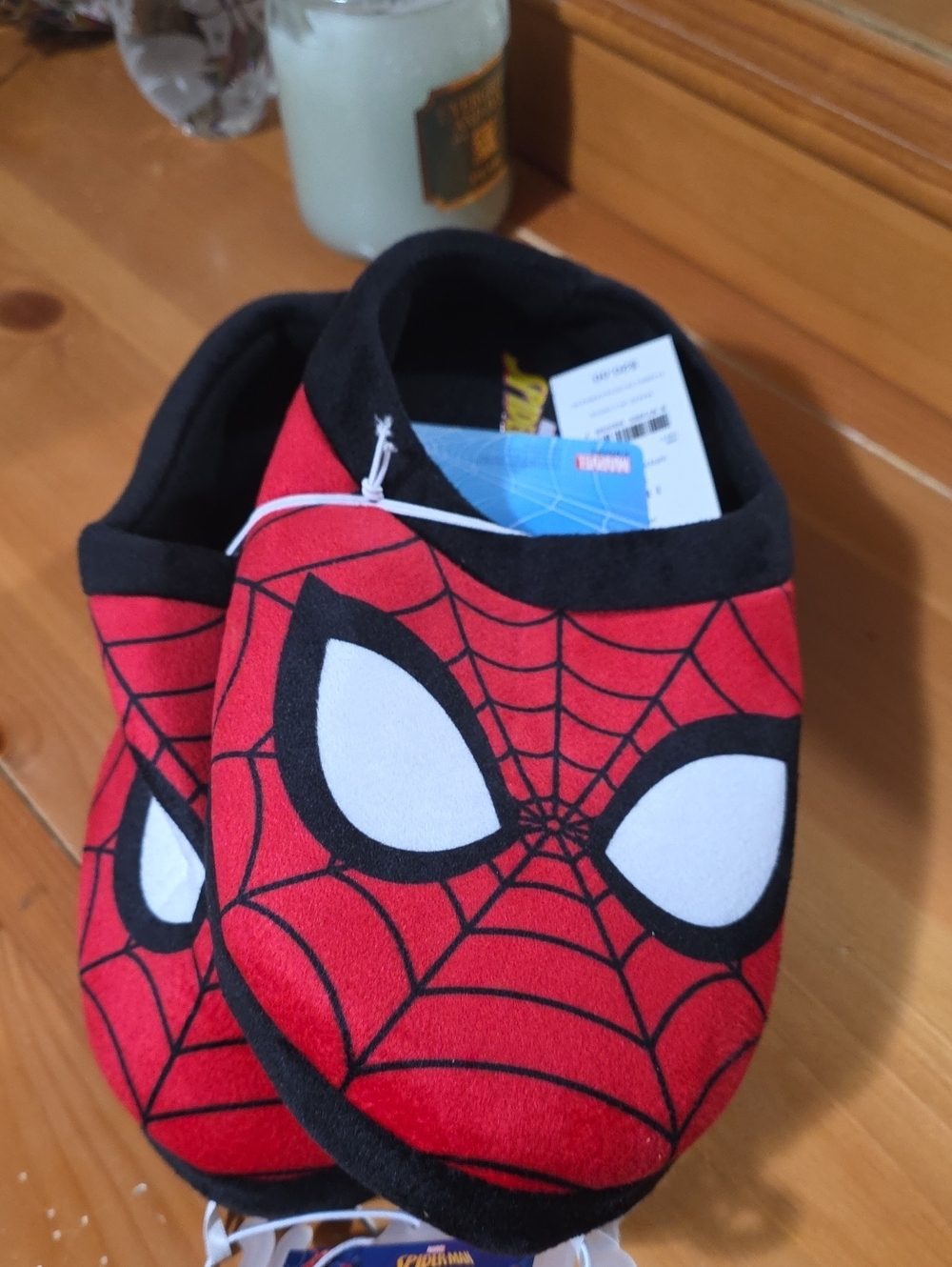 Marvel Red and Black Spider-Man Slippers